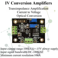 IV Model Current to Voltage Amplifier Module - Silicon PIN Photodiode Current Signal Amplification