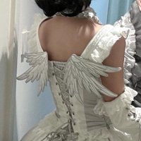Metallic Angel Hair Clip Heavy-duty Angel Wings Metal Embroidery Patch Waist Accessory Brooch Side Clip Multi-purpose