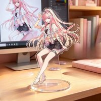 Wuthering Waves Cartoon Game Character Acrylic Plaque Aemeath Denia Luuk Herssen Desktop Ornament Exquisite Stand Model Display