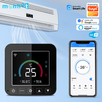 Intelligenter WLAN-Thermostat, Klimaanlage, IR-Temperatur- und Luftfeuchtigkeits-Infrarot-Controller, USB-Stromversorgung, LCD-Touchscreen, Google Home Alexa