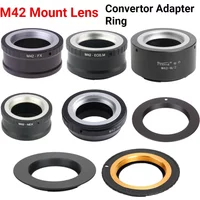 M42 Lens Adapter Camera Lens Convertor Adapter Ring for M42 Mount Lens to Canon EF-M EOS to Fujifilm X to Nikon Z for Sony NEX
