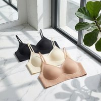 Deep V Invisible Push Up Bra Wireless Shockproof Seamless Multiway Bra Underwear for Women Support Low U Back Bra Woman