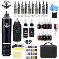 Tattoo Pen Cartridge Wireless Tattoo Machine Kit Beginner Rotary Machine Type Machine Kit Complete Tattoo Kit Tattoo Supplies