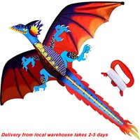New High Quality Classical Dragon Kite 140cm x 120cm Single Line With Tail With Handle and String Good Flying Kites From Hengda
