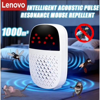 Lenovo Intelligent Ultrasonic Mosquito Repeller New High Power Mosquito And Mouse Deterrent New Pest Control Device For Home