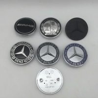 1pcs 3D ABS for AMG 57mm 2 pins Car Front Hood Emblem Bonnet Sticker Badge Decal Styling auto accessories