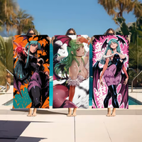 Game M-Morrigan Aensland Towel For Swim Yoga Gym Quick Drying Soft and skin-friendly Beach Towels All-Season