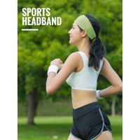 AliExpress NONE WRELS Anti-Slip Sports Headband Sweat Absorbing Headband Breathable Fitness Running Hair Band Quick Dry Elastic Cycling Hairband