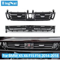 Car Center Dashboard Middle Air Conditioning Central AC Air Vent Outlet Panel Cover For BMW X5 X6 M F15 F16 F85 F86 64229253115