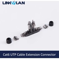 RJ45 Cat6A UTP LAN Cable Tool-less Extension Connector Network Extender Junction Adapter Connection Box