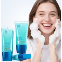 Mercilen Pore Cleansing Oil Control Smoothie Cleanser 150g, Contains Vitamin E, Salicylic Acid, and Collagen to Deeply Cleanse Dirt, Remove Makeup, and Clean the Skin Without Making It Tight, Leaving