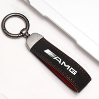 Suede Key Ring Sport Car Keychain Custom Car Emblem Gift With For Mercedes Benz AMG W203 W206 W220 W205 W211 W212 W201 W210 W108