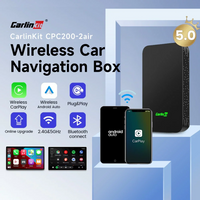 CarlinKit 5.0 verkabelt mit kabelloser Android-Auto-Box, kabelloser CarPlay-Adapter, Smart Car Ai Box, WiFi, Bluetooth, Auto Connect, Plug & Play