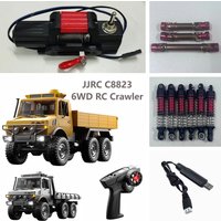 JJRC C8823 Parts Upgrade Accessories for JJRC C8823 Winch Metal CVD Shock USB Cable for C8823 RC Truck Car Upgrade Accessories