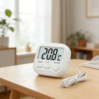Electronic Temperature Gauge for Aquariums Providing High Accuracy Water Temperature Measurement for Fish and Reptile Tanks