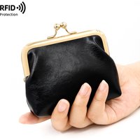 New Mini Short Women's Wallet Top Quality Portable Small Coin Purse Retro Female Small Handbags Coin Bags for Girls
