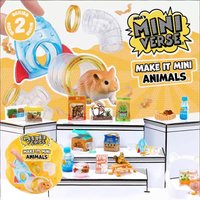 MGA Miniverse Make It Mini Animals Series 2 Mini Collectibles Blind Pack DIY Crafts Resin Replica Animals Collectors Gifts