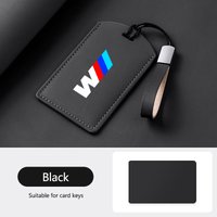 Leather Car Card NFC Card Smart Remote Key Case Cover Shell For BMW Pack New 5 Series New 3 Series x5 X7 Keychain Accessories