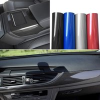30x100cm 5D High Glossy Carbon Fiber Vinyl Wrap Film Car Interior Gear Air Panel Door DIY Decoration Sticker Car Accessories