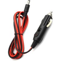 DC5521/5525 Universal 12V 5A Male Cigarette Lighter Plug Cable Connection Line With LED Light For Car Charger Power Cable 1.2M