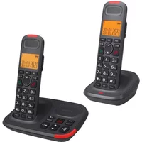 D1015TAM-D Cordless Landline Phone Two Handles with Phone Storage and Easy to Operate Multiple Function Low Radiation