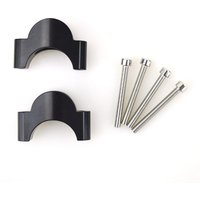 AliExpress NONE New Road Bicycle Riser Spacer Clamp Aluminum Rest Bar Rising Spacer Plate Alloy For TT Handlebar Parts 31.8mm 10/20mm