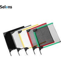 Selens Folding Scrim Flag Frame Kit 45*60/60*90cm with bag Collapsible Flag Panel for Photography Light Control /Shaping Tool