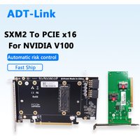 New Original for NVIDIA V100 SXM2 Graphics Card GPU Adapter SXM2 To PCIe X16 Expansion Fast Ship Automatic Risk Control Fan
