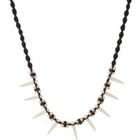 Wholesale Fashionable Woven Bohemian Imitation Wolf Teeth Necklace Couple Necklace Amulet Gift DIY Decoration