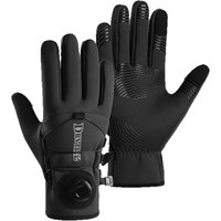 AliExpress GTUBIKE Men's Winter Thermal Cycling Gloves with Rotating Lacing Buckle Water Repellent MTB Motorcycle Warm Sports Gloves