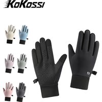 AliExpress NONE KoKossi Children Winter Thermal Cycling Sports Gloves Boys Girls Anti-slip Touchscreen Warm Fleece-Lined Waterproof 3-15 Years
