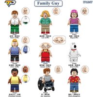 TP1057 animated building block figurines parody and assemble children's toys, movie and television enthusiasts collect gifts