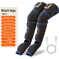 Foot air pressure leg massager promotes blood circulation, body massager, muscle relaxation, lymphatic drainage device 360°