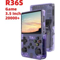 R36S Retro Handheld Game Console Linux System 3.5-Inch IPS HD 64G 20000+ Classical Games Portable Pocket Game Console