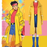 Womens Jubilation Lee Costume Outfit Jubilee Jacket Halloween Jubilation Suit