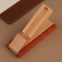 Handmade Ballpoint Fountain Pen Gift Box Wooden Pen Boxes Empty Collection Box for Business Birthday Single Pen Office Supplies
