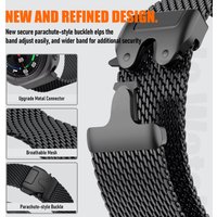 Fallschirmschnalle für Samsung Galaxy Watch Ultra 2 Armband 47mm Gürtel Milanaise-Schlaufe Armband Correa Galaxy Watch 7 Ultra 47mm Band