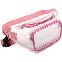 NEW Transparent Clear Fanny Pack Stadium Approved PVC Sports Waist Bag Waterproof Large Capacity Jogging Pouch Travel
