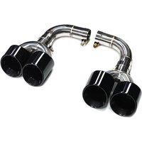 Car Exhaust Tip For Audi Q5 2021 2022 2023 2024 Upgrade Quad Carbon Fiber Muffler Tip Tailpipe Exhaust System Nozzle