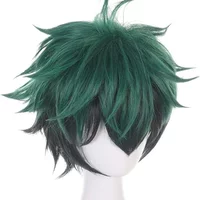 Anime My Hero Academia Izuku Midoriya Cosplay Wig Boku No Hero Academia Academy Cosplay Hair Izuku Midoriya Deku Party Wigs