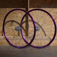 INTRO7 25mm Fixie Single Speed Bicycle Aluminum Alloy Wheel Front and Rear 32 Hole Retro Racing Wheel Excluding Tire