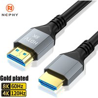 8K HDMI-Compatible 2.1 Cable 8M 10M High Speed 8K@60Hz 48Gbps, eARC/ARC HDCP 2.3 HDR, for RTX PS5 PC Laptop, Projector, 4K/8K TV