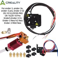 Creality Original Ender 3 Full Assembled Hotend Set,Full Assemble Hotend with Mental Shell for Ender 3 / Ender 3S/ Ender 3 Pro