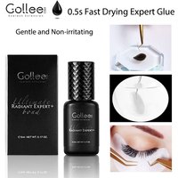 Colle Gollee pour cils, extensions de cils 0,5s, adhésif professionnel pour cils, imperméable, fournitures pour cils pour salon, colle à cils