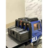 For CROSSRC EMO X6 XL3 1/8 Scale RC Rock Crawler Roll Cage and Battery Compartment Upgrade Kit Non-Destructive Installation