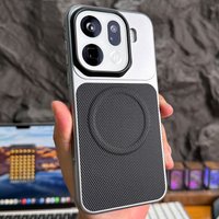 Luxury Business Triangle Texture Case for OPPO Find X9 Ultra X9S Pro Magnetic Wireless Charging Matte Slim Hard PC Cover Shell