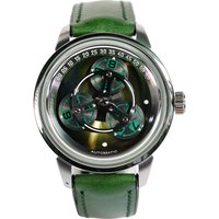 HANBORO Men Automatic Watch 42MM Mechanical Wristwatch 5ATM Sapphire Mirror Luminous Rotatable Starwheel Dial