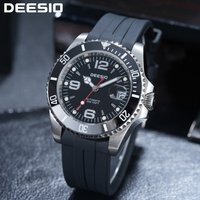DEESIO Men's Automatic Mechanical Watch Stainless Steel Luminous Date Sports Casual Luxury Watch Gift for Men Sapphire Crystal