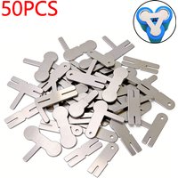 50Pcs 18650 Nickel Plated Steel Nickel Sheet for Li-ion Battery Pack Assembly, Spot Welding Accessories for Spot Welder Projects
