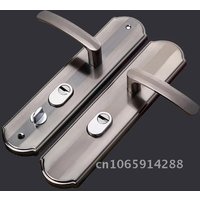 Aluminium Alloy Door Handle Universal Lock Door Handle Panel Door Handle Household Hardware Thickened Lock Security Pair